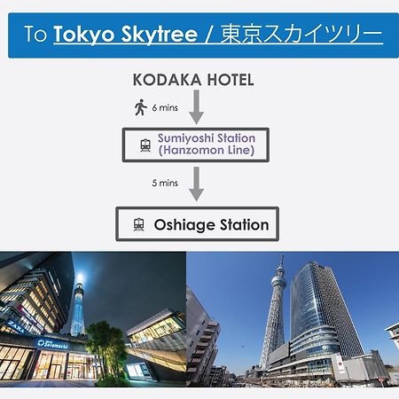 Kodaka Hotel Tokyo Dış mekan fotoğraf